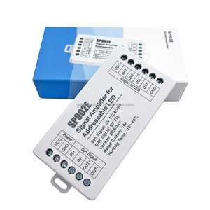 Усилитель сигнала SP902E 5V-TTL RS485 адресуемый RGB IC Светодиодная лента расширитель SPT сигнал суб-контроль усилитель DC5-24V - Product Image 1