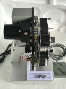 Semi-Auto Desktop Hot Ribbon Datums codierung maschine Chargen nummer Ablaufdatum Barcode-Drucker/Fabrik Vorzugspreis