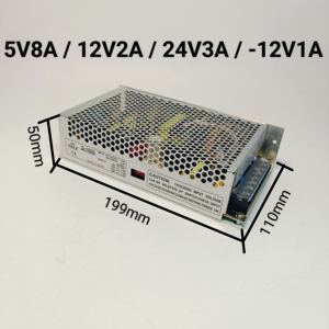 Q-150D <strong>Four</strong> <strong>Output</strong> 150W Switching Mode Power Supply Multi-voltage 110V for Industry with 2A 3A 1A <strong>Outputs</strong> - Product Image 6