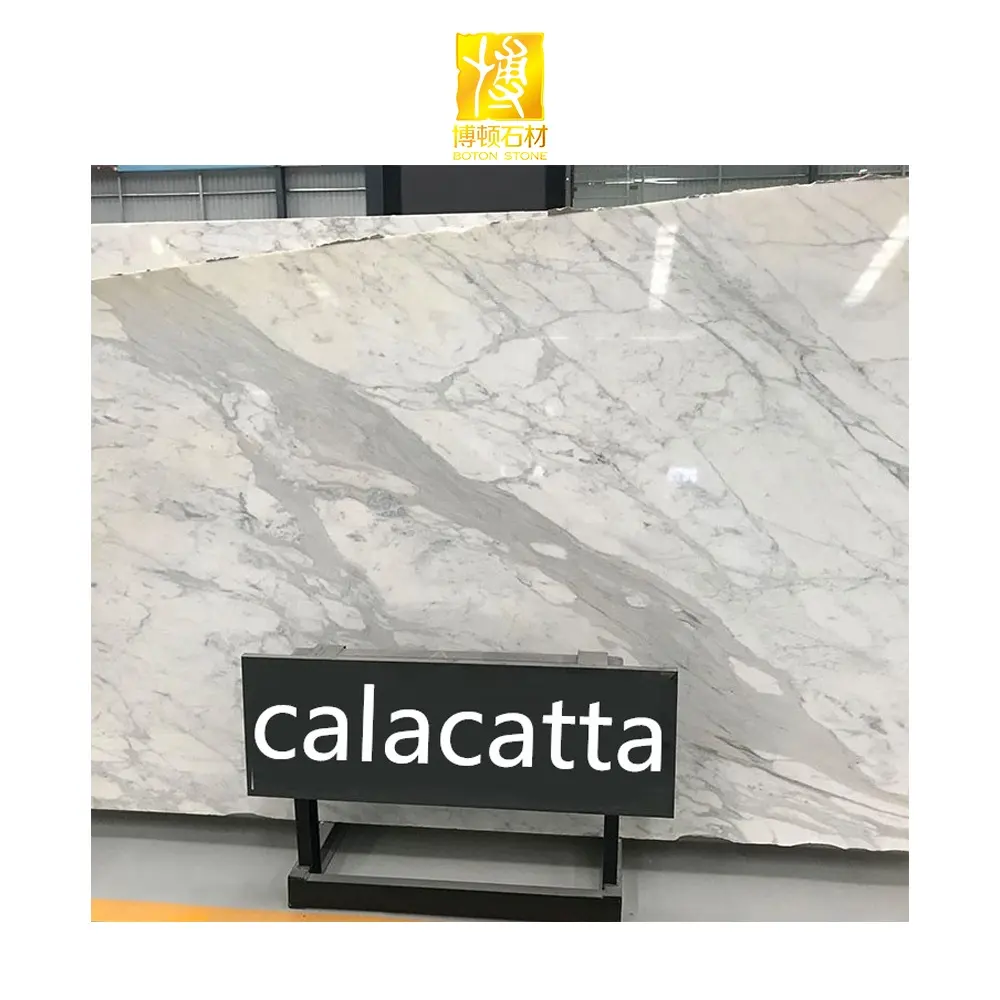 BOTON STONE piastrelle per pavimenti in lastre di pietra di marmo Calacatta bianco quarzo artificiale Beige di alta qualità