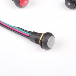 TOOWEI interruttore a pulsante IP67 impermeabile 12mm momentaneo interruttore a pulsante per auto da corsa - Product Image 5