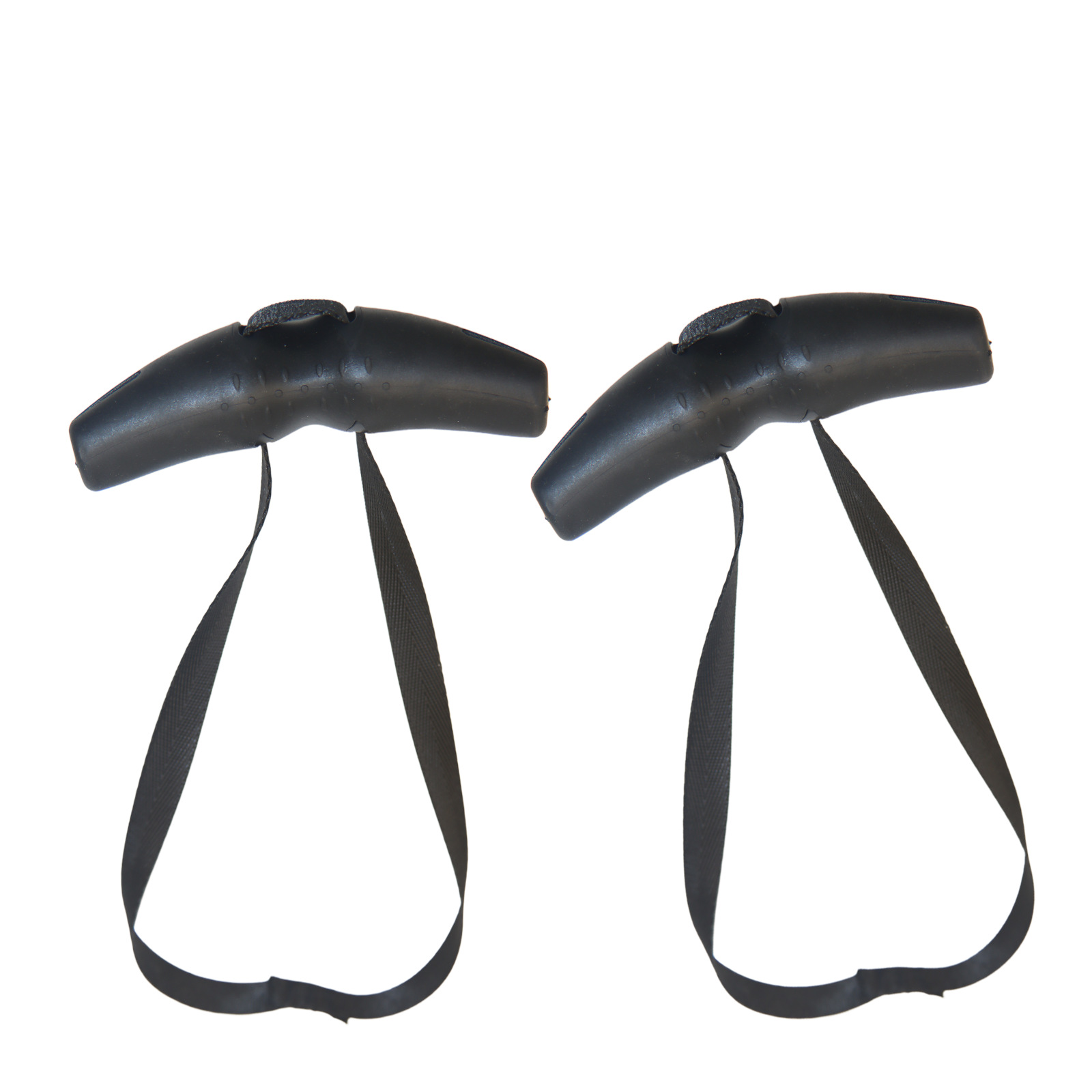 Une paire de poignées en corne de vache noire
