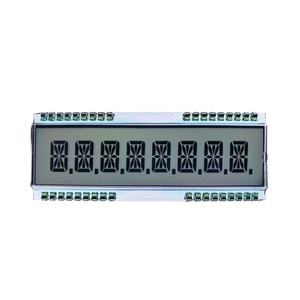 5,0 V TN LCD-Bildschirm 8-stellige 14-Segment-Anzeige Transparente LCD-Glasscheibe von - Product Image 1