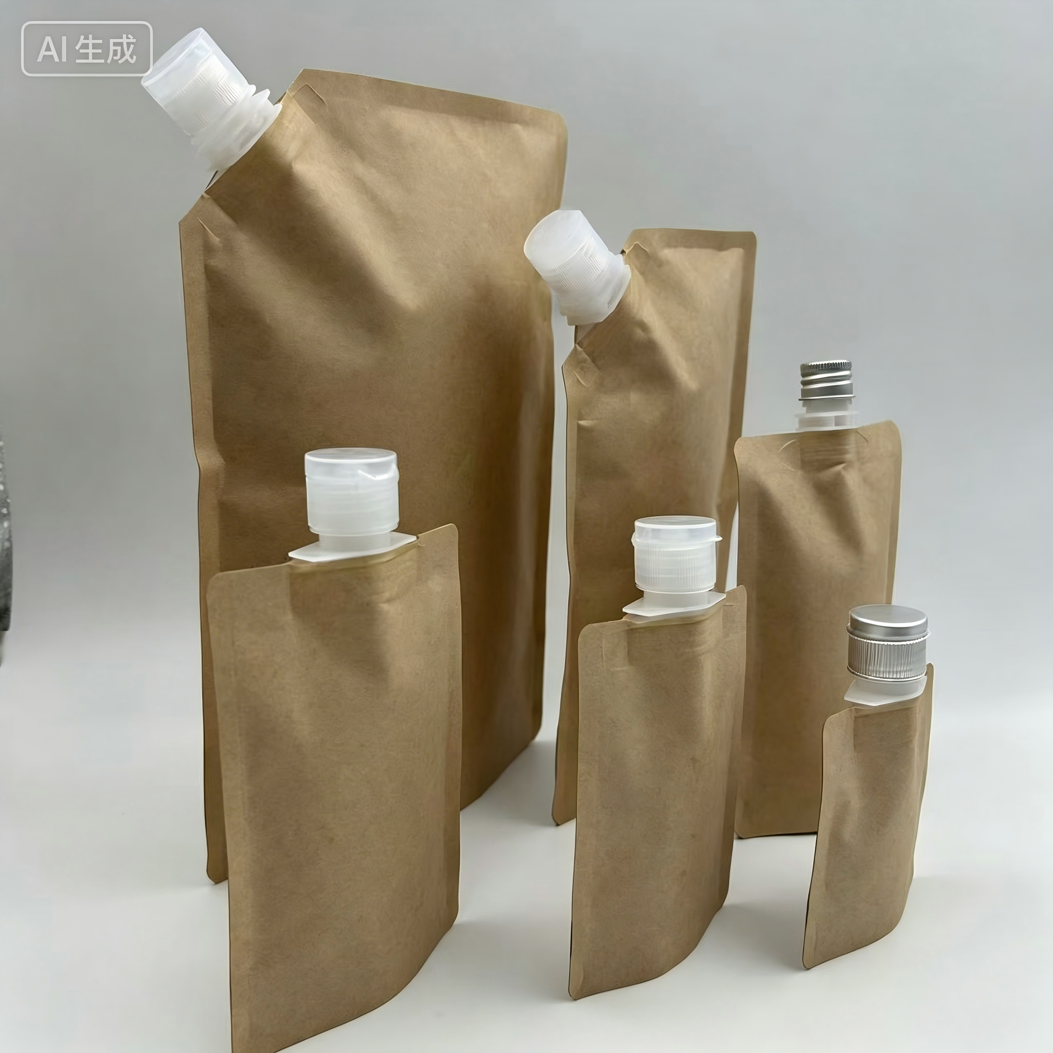 sac à bec en papier kraft