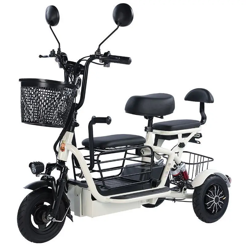 Scooter elettrico trike mobilità scooter con doppio motore o singolo motore doppio ammortizzatore che assorbe buona capacità di salita-BZ-FG01