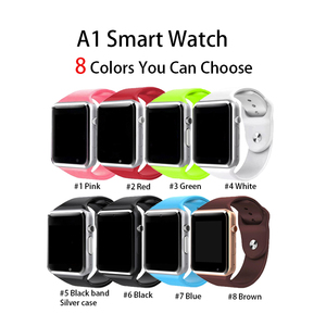 卸売カラフルなsdカードカメラbt携帯電話<span class=keywords><strong>a1</strong></span>スマートウォッチ<span class=keywords><strong>android</strong></span> <span class=keywords><strong>ios</strong></span>携帯電話