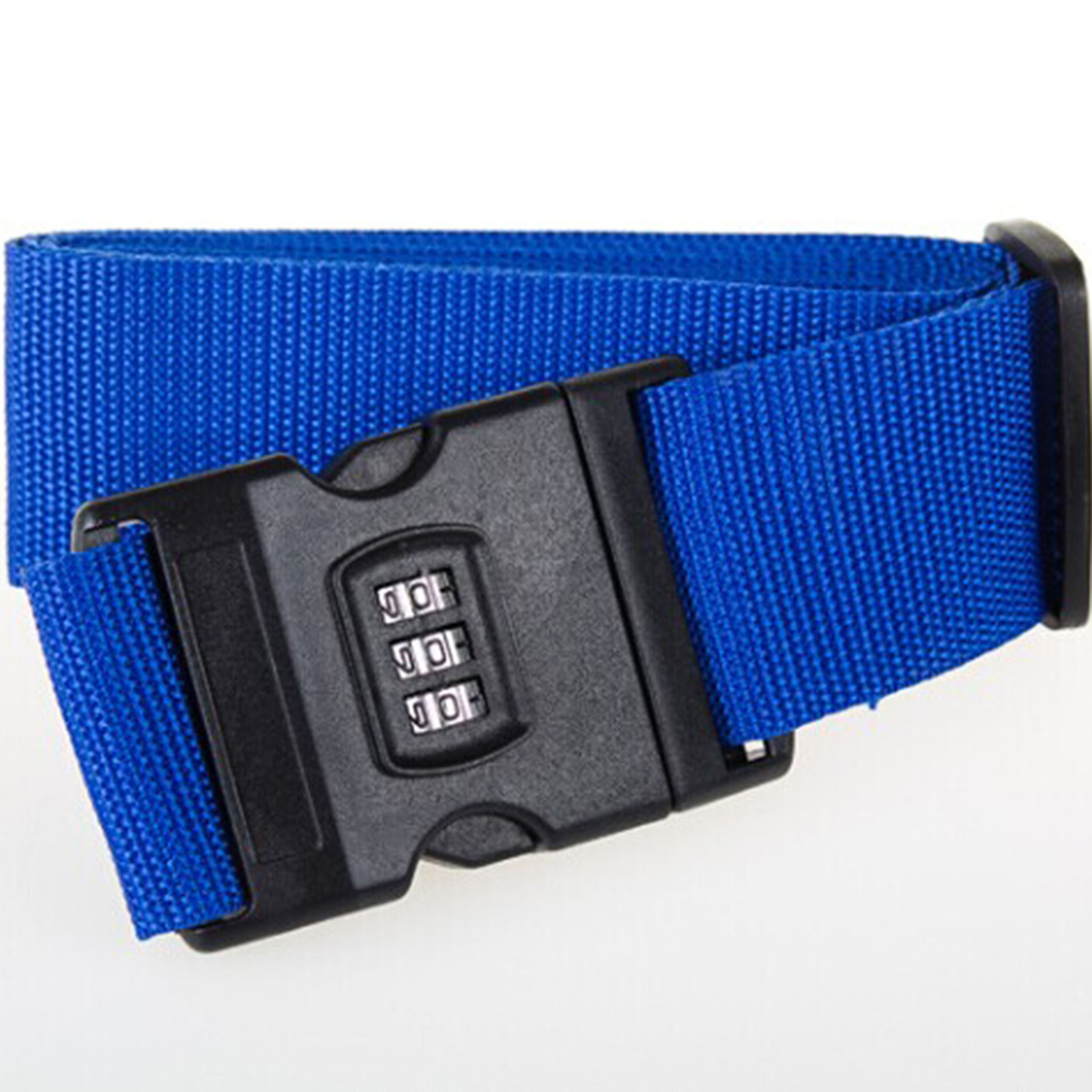 Royal blue password luggage strap