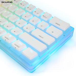 60% 布局多语言RGB背光c型有线迷你机械键盘USB C型布丁键帽 - Product Image 4