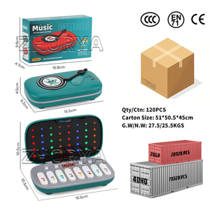 Zhorya Kid Xách Tay Cầm Tay Fidget Nhịp Điệu Trò Chơi Giao Diện Điều Khiển Âm Nhạc Điện Tử Đồ Chơi Thách Thức Tốc Độ Đào Tạo Nhịp Điệu Trò Chơi Máy Đồ Chơi - Product Image 6