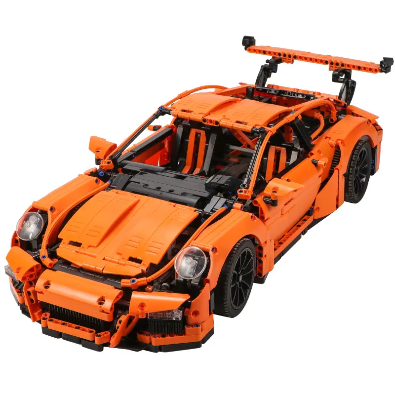 Novo 1/8 Escala GT3 RS Supercar Racing Car Vehicle Sport Model Fit 42056 Building Blocks Kid Brinquedo Educacional Aniversários Presentes Set