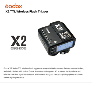 GODOX ทริกเกอร์แฟลชไร้สายสำหรับ Canon Nikon SONY Fuji Olympus Pentax X2T-O X2T-N X2T-C X2 X2T-P - Product Image 6