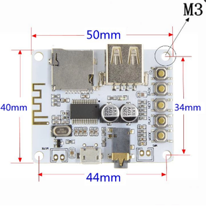 Wireless 2.1 <strong>Audio</strong> <strong>Bluetooth</strong> Module with USB TF Card Slot USB <strong>Audio</strong> Receiver Board Decoder for Playback Product Category ICs - Product Image 3