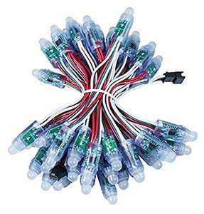 Commercio all'ingrosso RBG Led Pixel Light programmabile DC5V LED Module ws2811 12mm impermeabile Smart Pixel Christmas Light