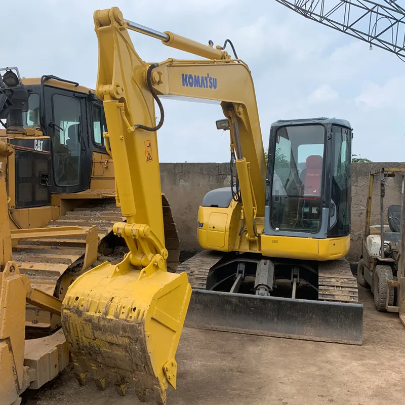 Hot selling 5.5ton mini used PC55 excavator for home use