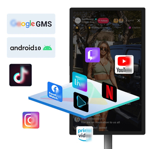 Monitor inalámbrico Lcd multifunción de 27 pulgadas, pantalla táctil, modo de retrato, batería integrada táctil, TV inteligente Android móvil con soporte - Product Image 2