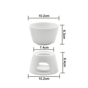 Bán Buôn Biểu Tượng Tùy Chỉnh Giá Rẻ Gốm Pho Mát Sô Cô La Fondue Cho Nhà Hàng - Product Image 6