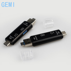 Sıcak satış Usb 2.0 kart okuyucu yüksek hızlı SD TF arayüzü kart okuyucu tip C USB C USB bellek OTG kart okuyucu dizüstü bilgisayar için - Product Image 6