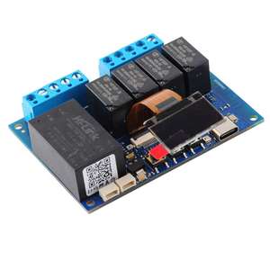 Customize <strong>4</strong> Channel <strong>Relay</strong> <strong>Module</strong> with ESP32S ESP32 4CH WiFi <strong>Relay</strong> Controller Electronics Boards - Product Image 1