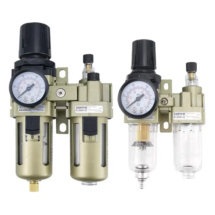 FRL combination air filter regulator oil lubricator Regulator SMC type AC regulator parts AC2010-02