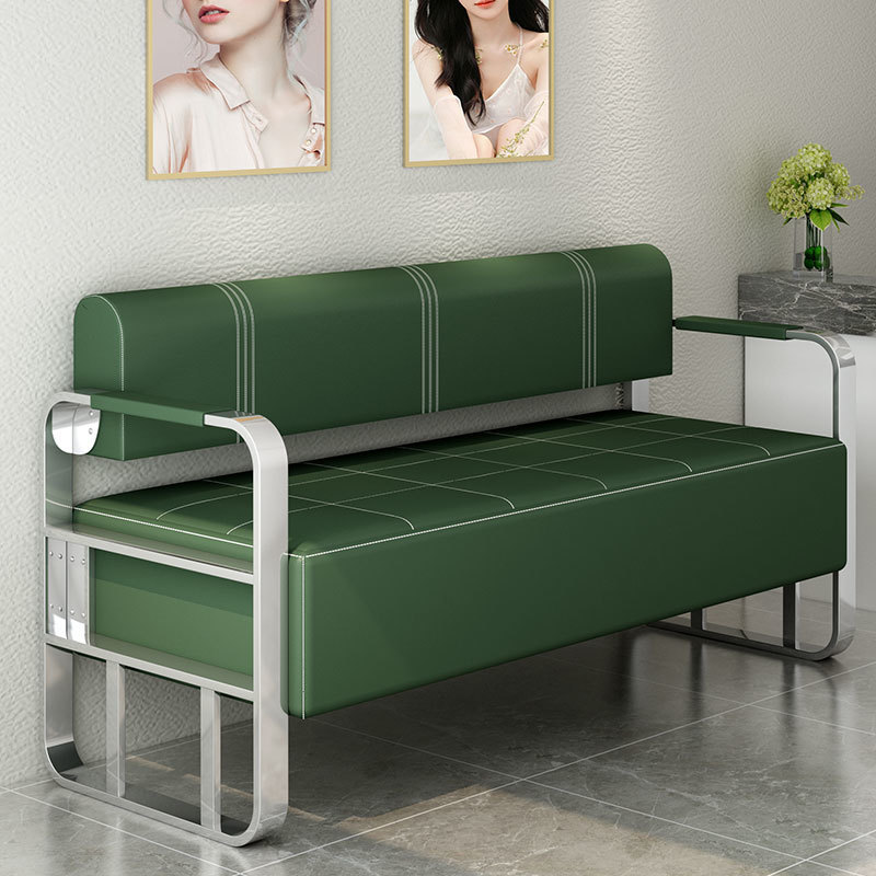 Vert (avec accoudoirs argentés)