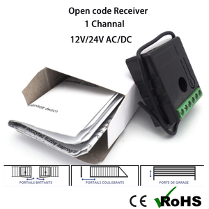Auto cancello-ricevitore del telecomando 12/24v auto regolatore serranda 433mhz con open codice per tutti chip - Product Image 6