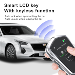 Cubierta de llave de coche LED Control remoto digital Auto Smart Key Box Lock Unlock Smart LCD Key - Product Image 4