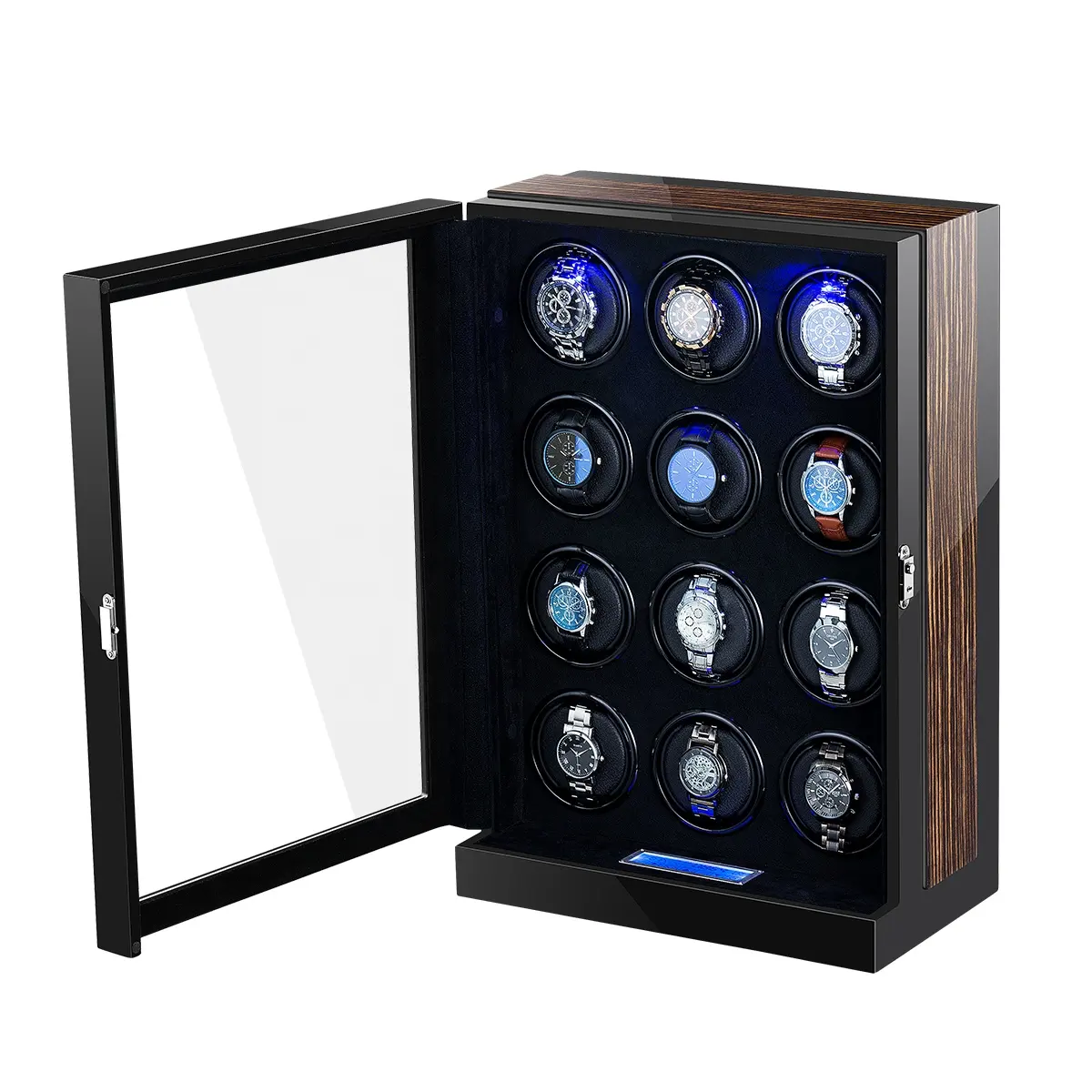 China watch winder box with EMC certificates store battery automatic safe watch winder