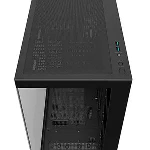 המפעל הסיטונאי cg580 שחור & לבן מקרה משחק תמיכה itx/מיקרו-atx/מיקרו-אטקס