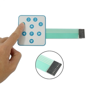 Custom <strong>Embossed</strong> Button Silicone Metal Keypad Flexible <strong>Keyboard</strong> with Inverter Film <strong>Switch</strong> Membrane <strong>Switches</strong> for Control Panels - Product Image 6