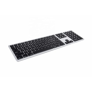 Venta al por mayor de fábrica Teclado inalámbrico de cuatro canales Bluetooth Teclado de tamaño completo con teclado numérico para computadora, escritorio, PC, computadora portátil - Product Image 4
