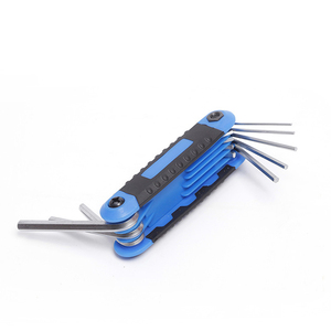 <strong>8Pc</strong> Metric Folding <strong>Hex</strong> <strong>Key</strong> Set Fastening Tool Chrome-Vanadium Steel Allen Wrench Set <strong>Hex</strong> <strong>Key</strong> - Product Image 5