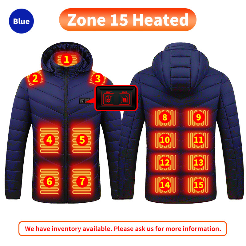 Blue 15 zones Heated