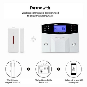 OEM ODM Smart Home Alarma Seguridad Puerta corredera Sensor DE SEGURIDAD RF 433 Mhz Módulos de automatización inalámbricos remotos Sensor de puerta magnética - Product Image 4