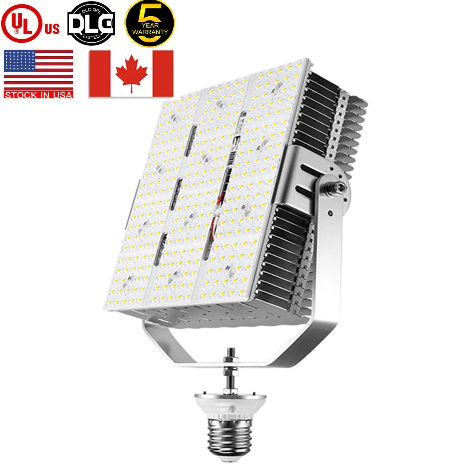 US Stock UL DLC 150w Road Area Pole Box per parcheggio luce 200w Led kit di Retrofit