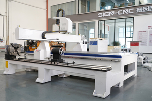 1325 dimensioni DSP A11 sistema di controllo 4 assi CNC intaglio legno macchina rotativa con Router di CNC asse rotante