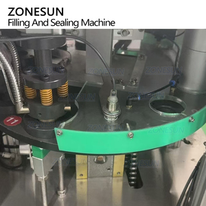 ZONESUN ZS-GF800C Full Automatic Monoblock <strong>Small</strong> Powder Coffee Capsul <strong>K</strong> Cup Filling Sealing Machine - Product Image 3