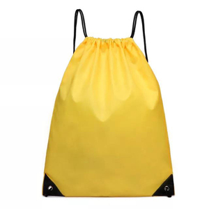 Profesional 210D Nylon Poliéster Draw String Sack Pack con Logo Designer Bolsas con cordón impermeables Mochila de cuerda personalizada - Product Image 1