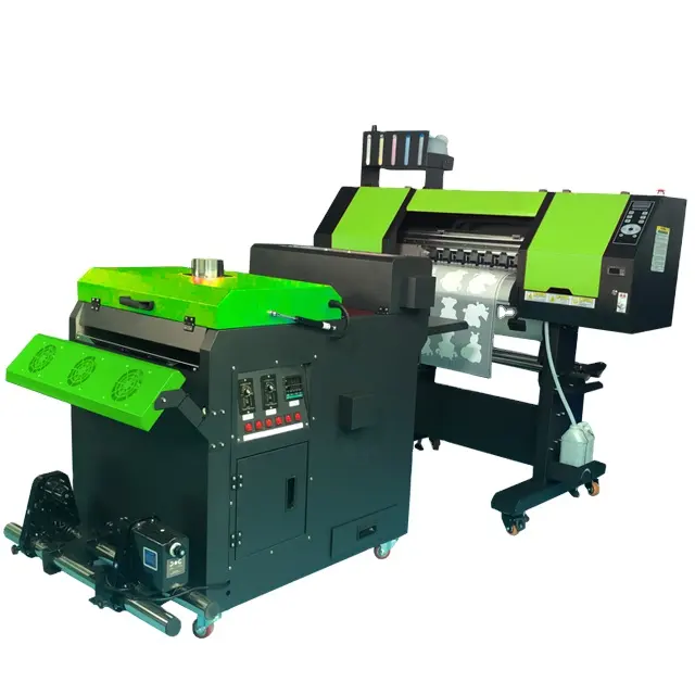 Máquina de impresión de camisetas automática, 60cm, transferencia DTF, película de mascota xp600/ i3200, impresora de inyección de tinta para camisetas