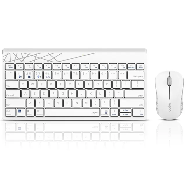 Wireless Keyboard and Mouse Combos Rapoo 8000 wireless keyboard and mouse set