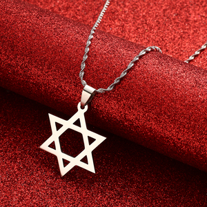 Star of <strong>David</strong> Necklace Shield Magen <strong>David</strong> Hexagram Six Point Star Amulet Religion Symbol Israel Pendant Jewish Jewelry