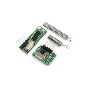 Módulo receptor y transmisor de RF superheterodino de 433 Mhz, controles remotos de 433 Mhz para Arduino uno, módulo inalámbrico, Kits Diy