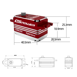 17kg Coreless <strong>Servo</strong> Motor <strong>Rc</strong> Crawler <strong>Servo</strong> Waterproof Low Profile <strong>Servo</strong> for Pc200 Winch <strong>RC</strong> Model Car