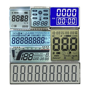Benutzer definierte Größe LCD 4/Ziffer 7 Segment LCD-Bildschirm Modul Zahnrad Kleine monochrome VA TN Segment LCD-Anzeige