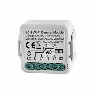 Mvava Rohs Ce Tuyaミニワイヤレスwifiライトスイッチモジュールwifiミニスマートスイッチ16a2ウェイDIY調光器スイッチ - Product Image 1