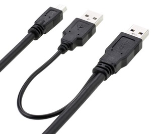 USB3.0オスからUSB2.0オスUSB2.0ミニ10pオスケーブル - Product Image 4