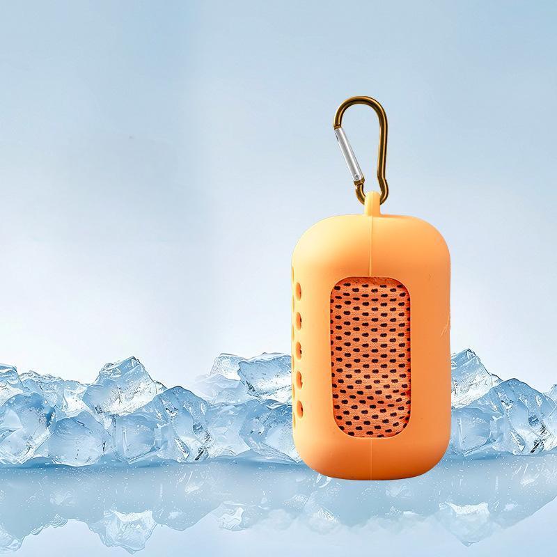 Serviette orange à séchage rapide