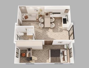 Villa mobile et hôtel en conteneur d'acier moderne, maison d'extension avec conception à double aile pliable, étanche, modulaire et extensible - Product Image 6