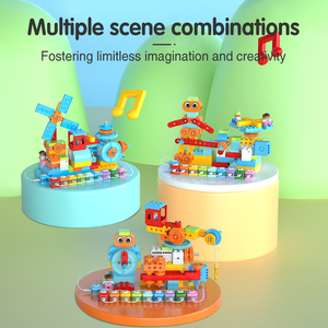 Juego de bloques de construcción musicales para niños, kit educativo inteligente electrónico, Programa de Aprendizaje, entrenamiento lógico, juguete de rompecabezas inteligente, juego de educación inteligente, serie Prime, 2 unidades - Product Image 4