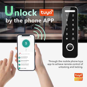 Tuya ระบบควบคุมการเข้าถึงระบบ Wifi Tuya ระบบควบคุมการเข้าถึงด้วยลายนิ้วมือและ RFID พร้อมปุ่มกดอัจฉริยะปรับแต่งโลโก้ได้ - Product Image 4