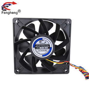 Super hohe Luft durchfluss rate 12038 Computer lüfter 120mm 120x120x38mm 12VDC 24VDC 4-poliger bürstenloser DC-Lüfter 12cm 12V Lüfter - Product Image 4